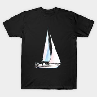 Sailboat – ship ahoy! T-Shirt